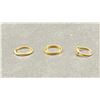 Image 2 : 14K LADIES WEDDING RING, 10K LADIES SIGNET RING & 14K LADIES WEDDING RING SET WITH DIAMONDS (4.1G