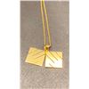 Image 2 : 18K CHAIN (31") WITH 14K PENDANT (11.1G)