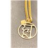 Image 2 : 18K CHAIN (20") WITH 2 14K+ PENDANTS (25G)