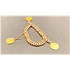 Image 1 : 14K CHARM BRACELET WITH THREE 22K ARABIC COINS (25.6G)