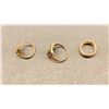Image 3 : THREE 10K+ LADIES RINGS (9.9G)