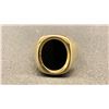 Image 1 : 14K MENS RING SET WITH ONYX (9.9G)