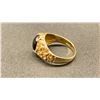 Image 2 : 14K LADIES RING SET WITH BLACK STONE (4.2G)