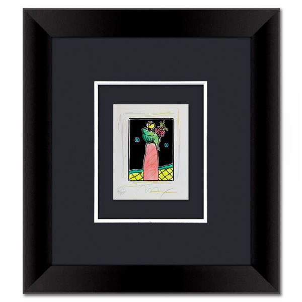 Woman with Flowers by Peter Max