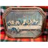 Image 2 : VINTAGE LAST SUPPER PICTURE AND JESUS CLOCK