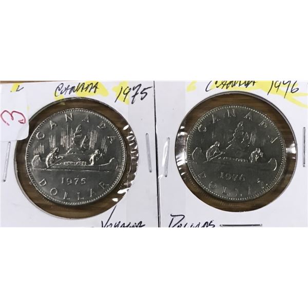 1975 - 1976 CANADA VOYAGER DOLLARS