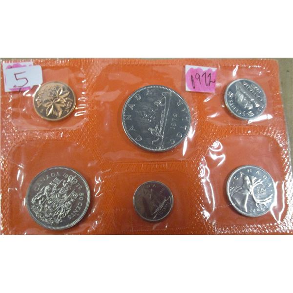 1972 PROOF CANADA MINT SEALED COIN SET