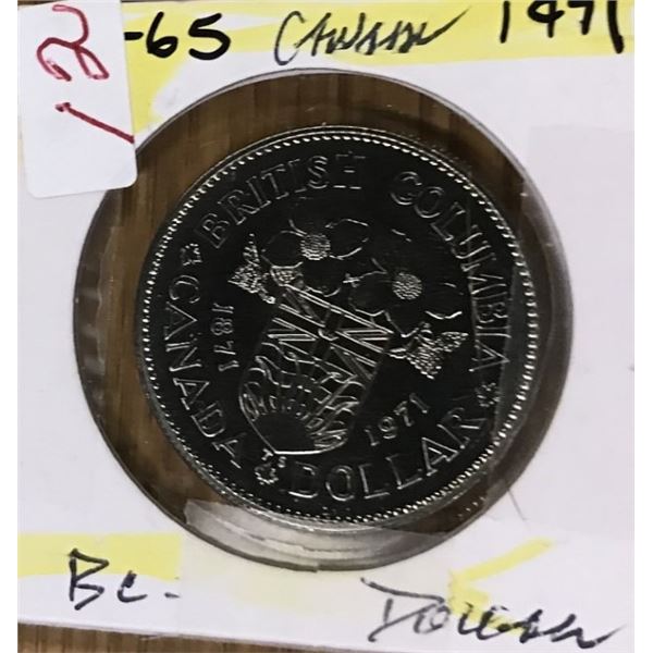 1971 PROOF (65) CANADA BC DOLLAR