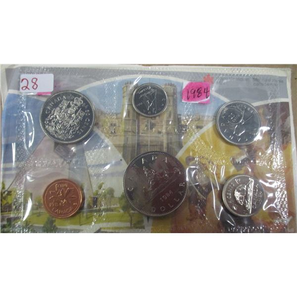 1984 PROOF CANADA MINT SEALED COIN SET