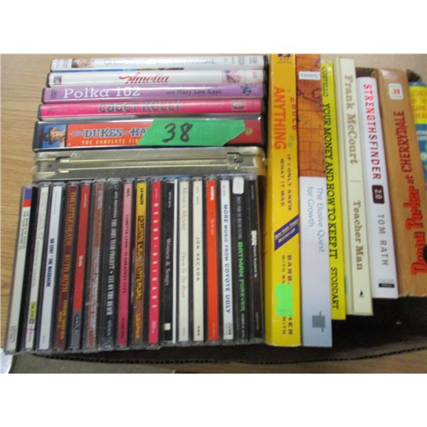 FLAT C/W BOOKS & DVD'S