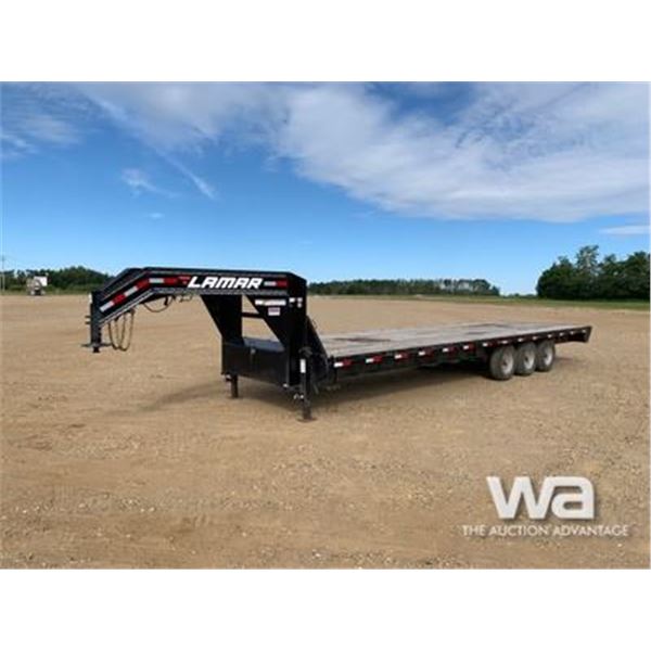 2018 LAMAR TRIDEM 5TH WHEEL FLAT DECK TRAILER