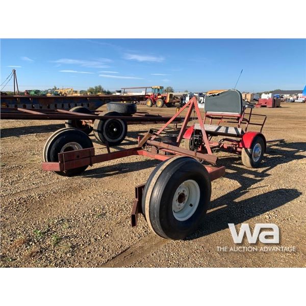 HORSE DRAWN BALE UNROLLER