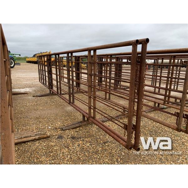 (2) FREESTANDING LIVESTOCK PANELS W/ GATES