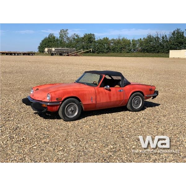 1975 TRIUMPH PASSENGER CONVERTIBLE CAR