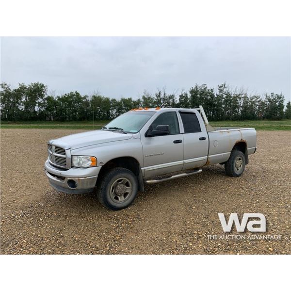 2005 DODGE LARAMIE RAM 3500 CREW CAB PICKUP