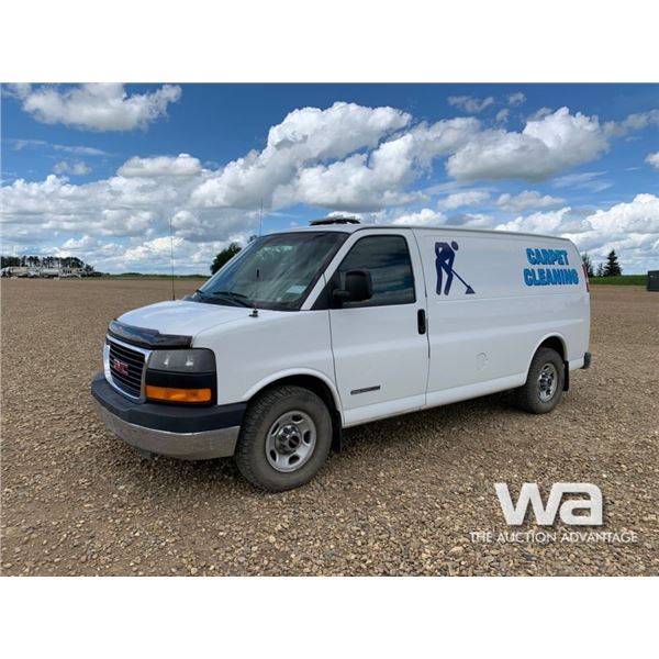 2003 GMC SAVANNA 3500 CARPET CLEANING VAN