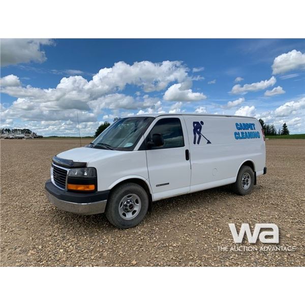 2003 GMC SAVANNA 3500 CARPET CLEANING VAN