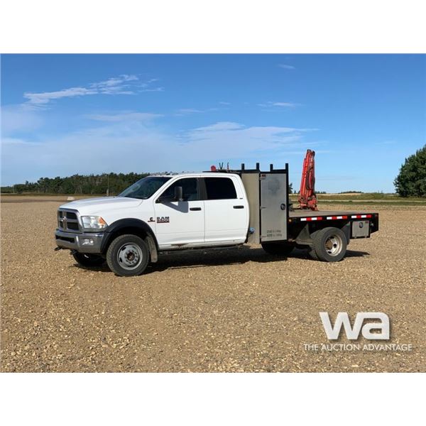 2013 DODGE RAM 5500HD CREW CAB BOOM TRUCK