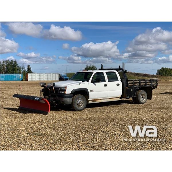 2005 CHEVROLET 3500 CREW CAB PLOW TRUCK