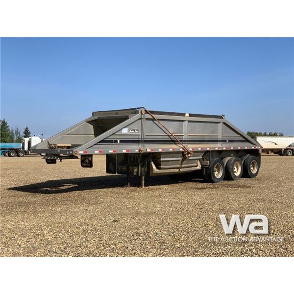 2002 LOAD LINE TRIDEM BOTTOM DUMP GRAVEL TRAILER