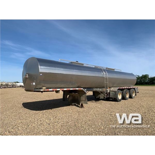 1996 TREMCAR 30,500L TRIDEM WATER TANK TRAILER