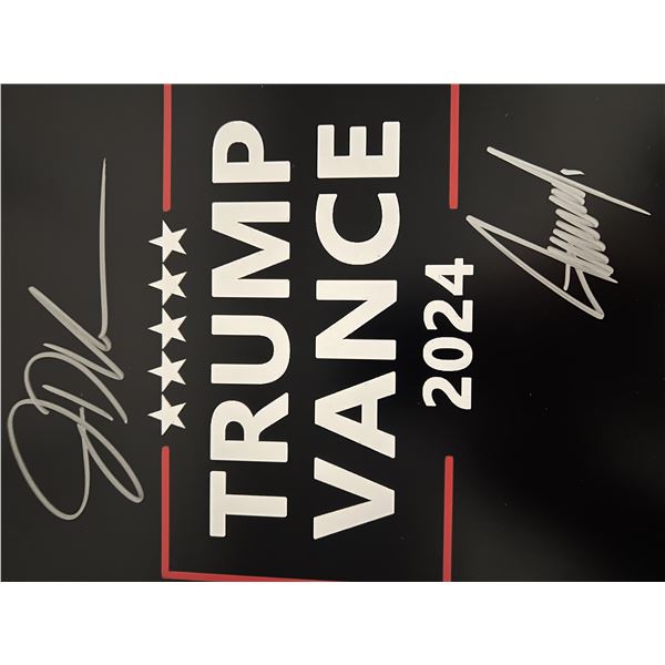 2024 Trump Vance signed photo.