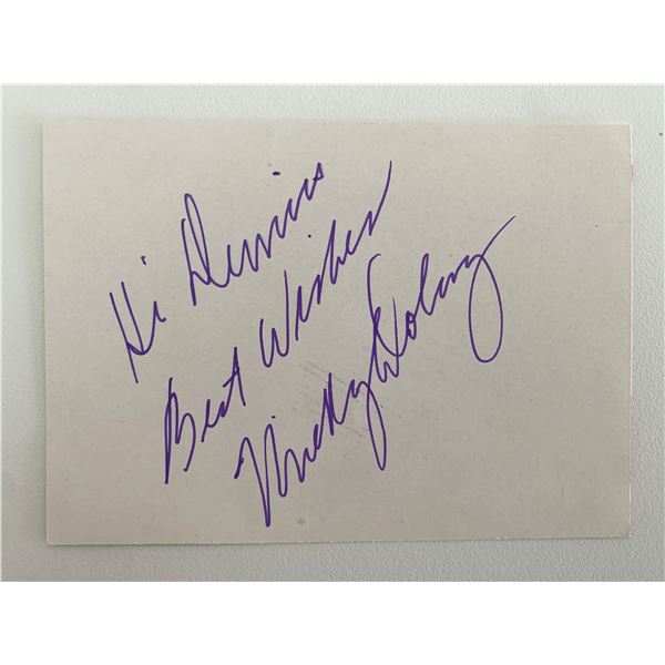The Monkees Mickey Dolenz original signature