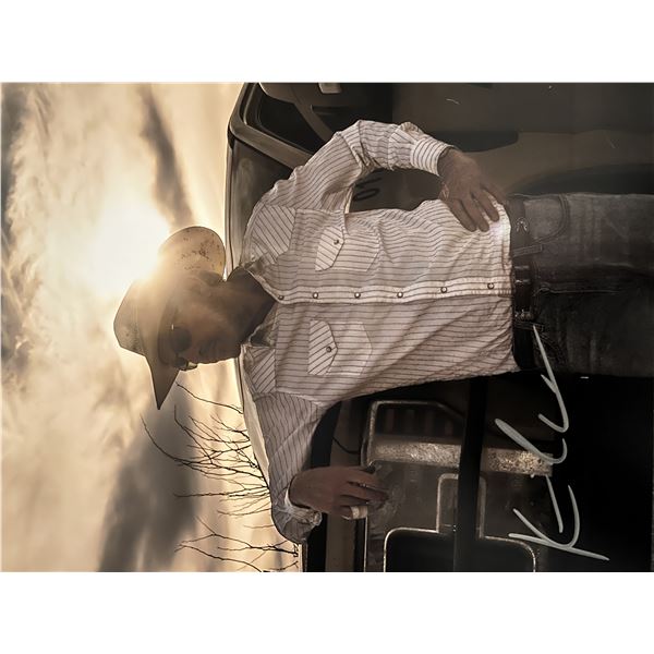 Landman Costner signed movie photo