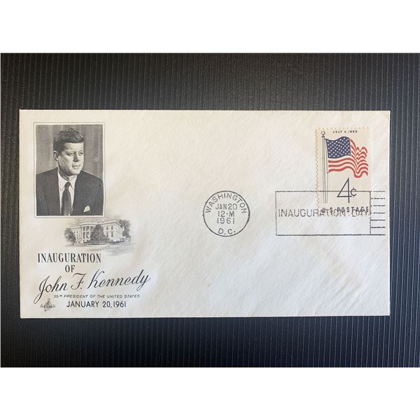John F Kennedy inaufuration first day cover