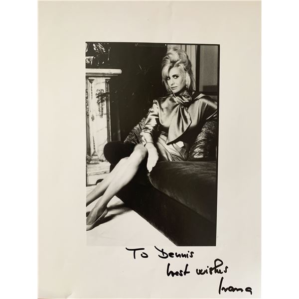 Ivana Trump Signed Photo