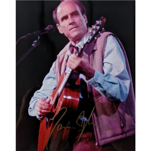 James Taylor signed photo