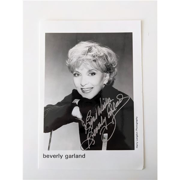 Beverly Garland signed photo