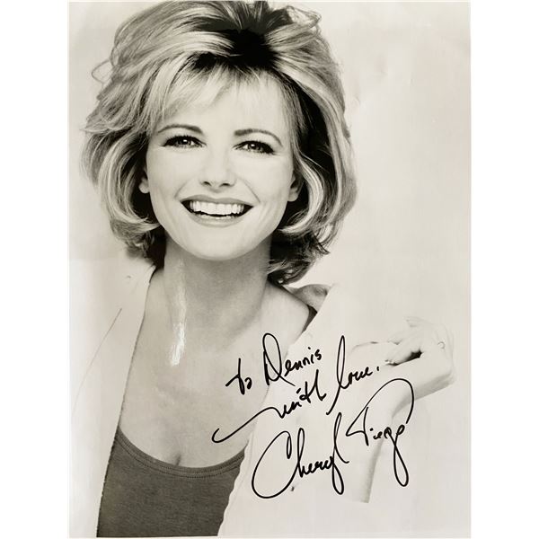 Cheryl Tiegs signed photo