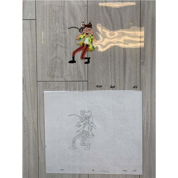 Ace Ventura original artwork and cel