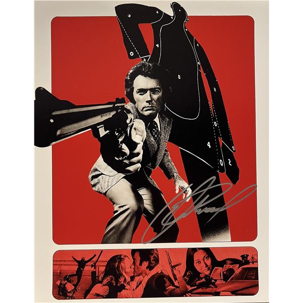 Dirty Harry Clint Eastwood signed photo