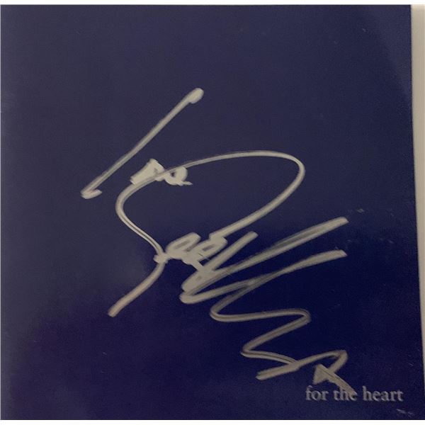 George Michael For the Heart signed CD Cover