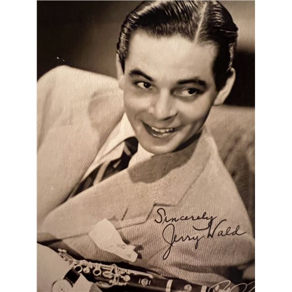 Jerry Wald signed photo