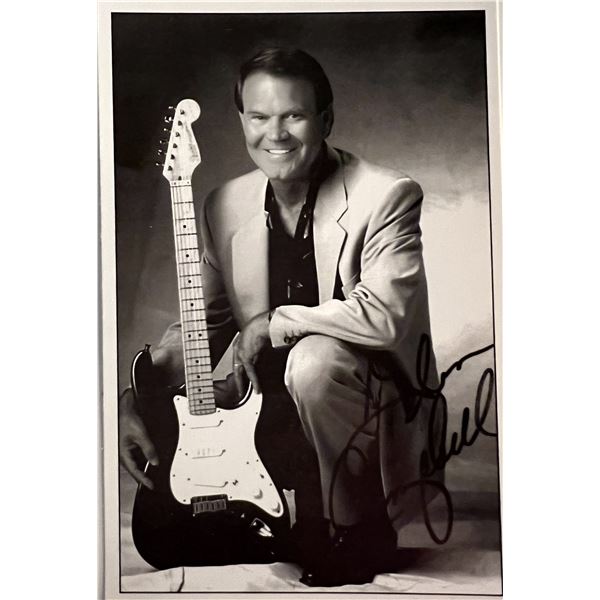 Glen Campbell signed photo