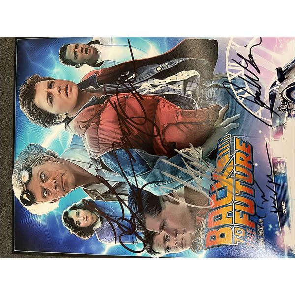 Back to the Future Part II cast signed photo