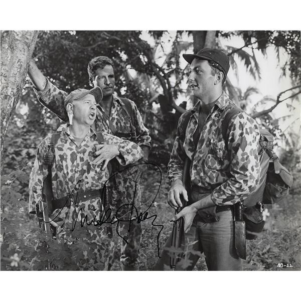 Mickey Rooney signed photo