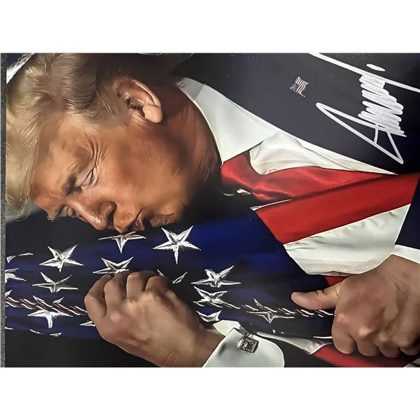 Donald Trump signed photo