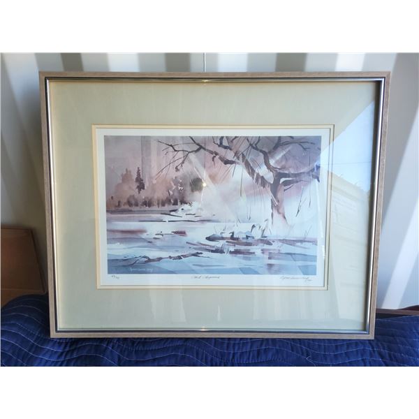 Framed Original by Byron Lance King B