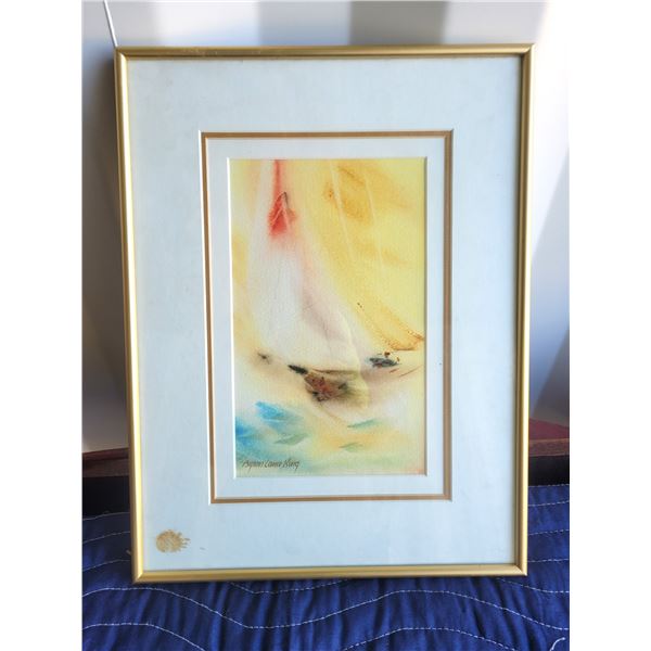 Framed Original by Byron Lance King B