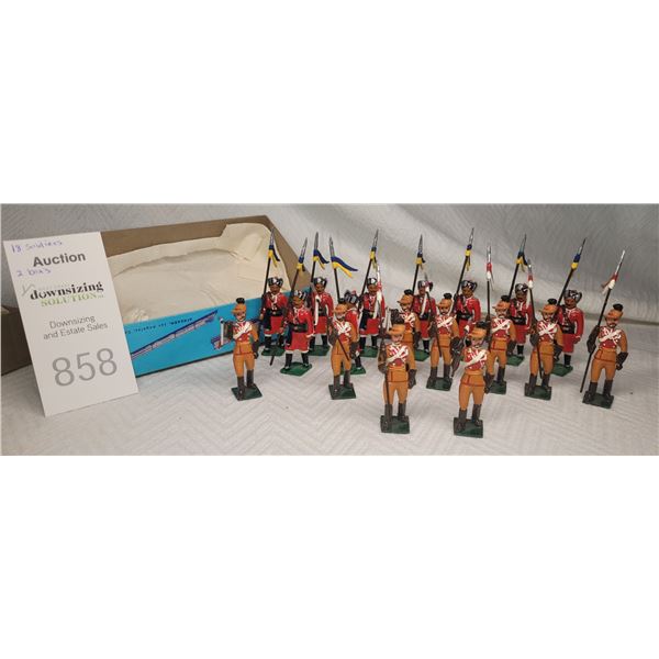 Miniature Lead Toy Soldiers A