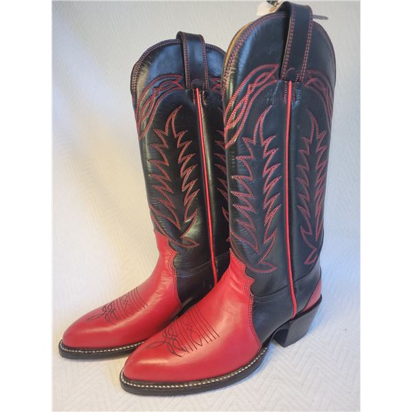New Youth Leather Cowboy Boots