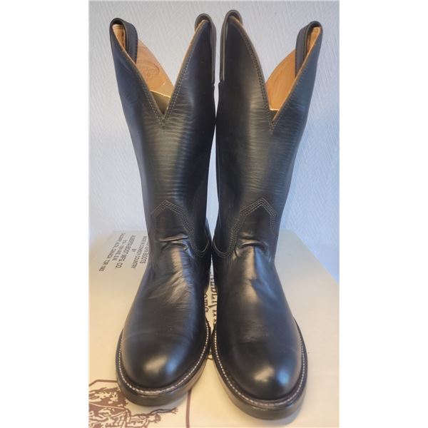 New Youth Leather Cowboy Boots