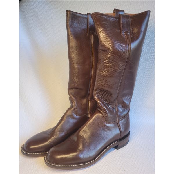 Men's Leather  Polo Boots B