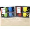Image 1 : LOT DE 2 ENS DE 4 TASSES CANVAS