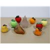 Image 1 : LOT DE LEGUMES DÉCORATIVE EN VERRES