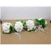 Image 2 : LOT DE 4 BOUQUETS DE FLEURS ARTIFICIELLES